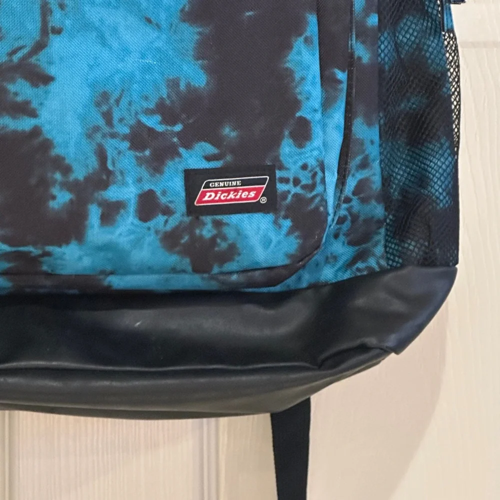 Genuine Dickies Backpack Blue Black Tie Dye School Travel Bag Laptop Pocket